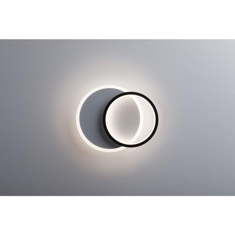 Paulmann LED Wandleuchte 2Form   4000K 860lm / 730lm 230V 7 / 5,5W  Weiß Schwarz