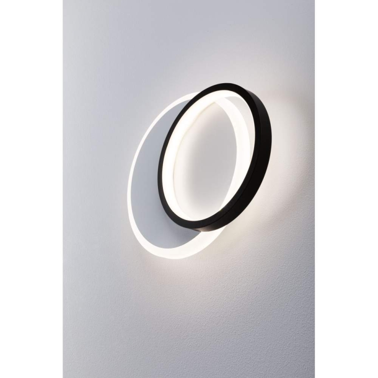 Paulmann LED Wandleuchte 2Form   4000K 860lm / 730lm 230V 7 / 5,5W  Weiß Schwarz