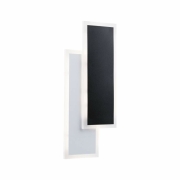 LED Wandleuchte 2Form   4000K 1010lm / 1010lm 230V 8 / 8W  Weiß Schwarz
