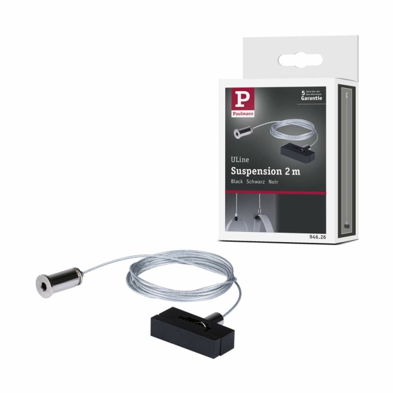 Paulmann ULine Zubehör Gurt Abhängung  45x15mm Schwarz
