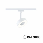 URail LED Schienenspot 3-Step-Dim Circle Einzelspot  210lm 5W 3000K dimmbar 230V Signalweiß