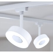 URail LED Schienenspot 3-Step-Dim Circle Einzelspot  210lm 5W 3000K dimmbar 230V Signalweiß