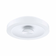 LED Deckenleuchte Volea Weiß/Silber dimmbar inkl. Pendelabhängung ⌀ 32cm IP44 13W 3000K