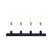 Set Spiegelleuchte Regula II inkl. Leuchtmittel 4-flammig
  E14 2700K 4x470lm 230V 4x4,5W dimmbar Schwarz Opal