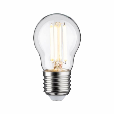 Paulmann Eco-Line Filament 230V LED Tropfen E27 1er-Set  80 mm 525lm 2,5W 3000K  Klar