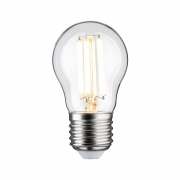 Eco-Line Filament 230V LED Tropfen E27 1er-Set  80 mm 840lm 4W 3000K  Klar