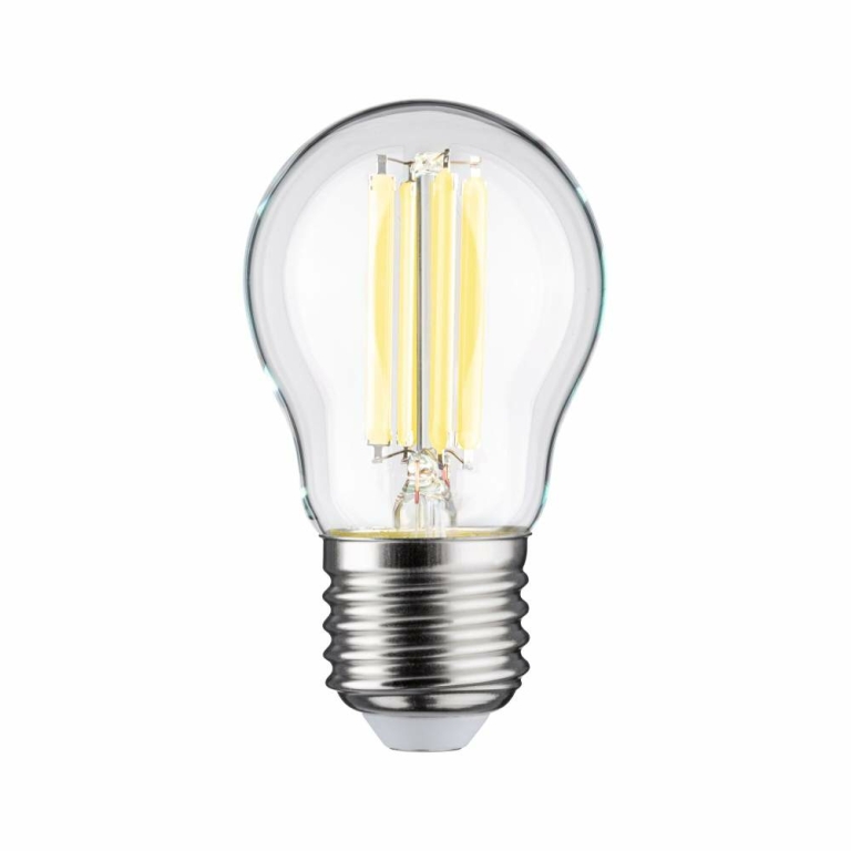 Paulmann Eco-Line Filament 230V LED Tropfen E27 1er-Set  80 mm 525lm 2,5W 4000K  Klar
