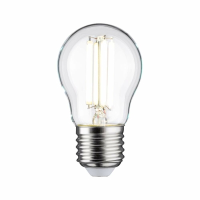 Paulmann Eco-Line Filament 230V LED Tropfen E27 1er-Set  80 mm 525lm 2,5W 4000K  Klar
