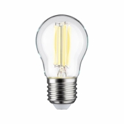 Eco-Line Filament 230V LED Tropfen E27 1er-Set  80 mm 525lm 2,5W 4000K  Klar