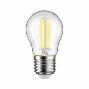 Eco-Line Filament 230V LED Tropfen E27 1er-Set  80 mm 840lm 4W 4000K  Klar