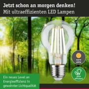 Eco-Line Filament 230V LED Birne E27 Einzelleuchte  840lm 4,5W 3000K dimmbar Klar