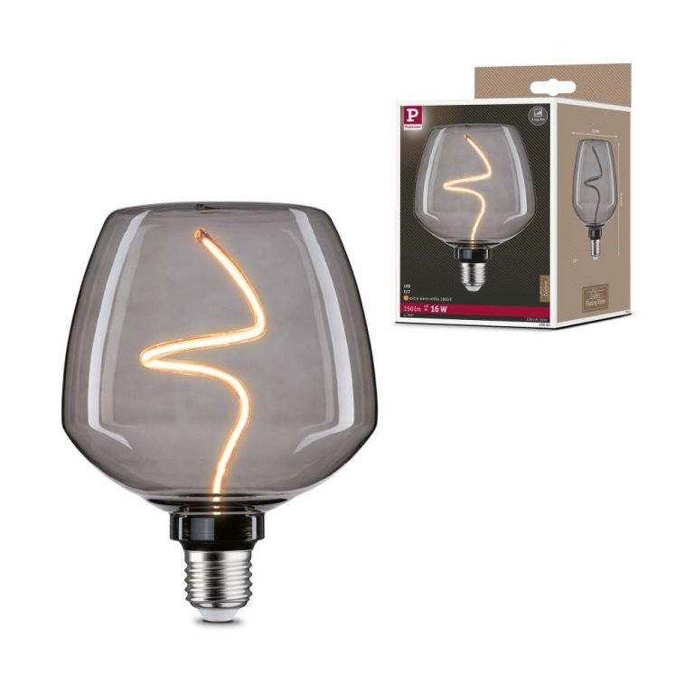 Paulmann Floating Shine Standard 230V LED Globe E27   150lm 4W 1800K dimmbar Rauchglas