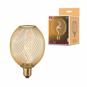 Metallic Glow Standard 230V LED Globe E27  180lm 4W 1800K dimmbar Messing