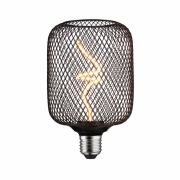 Metallic Glow Standard 230V LED Leuchtmittel Zyl E27  160lm 4W 1800K dimmbar Schwarz
