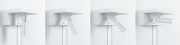 LED Wandleuchte Leselampe Jerik Weiß matt USB-C 3000K 160lm 3-Step-Dim mit Euroflachstecker schwenkbarer Leuchtenkopf