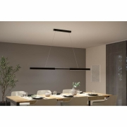 LED Pendelleuchte Aptare Schwarz Touchless Sensor 2700K dimmbar verstellbare Breite & Höhe
