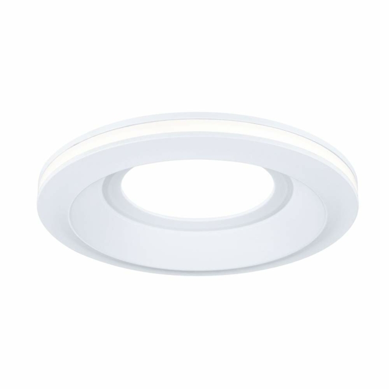 Paulmann LED Einbauleuchte Sormus Einzelleuchte  IP65 rund 100mm  4,8 / 1,5W 560lm / 180lm 230V  3000K Weiß