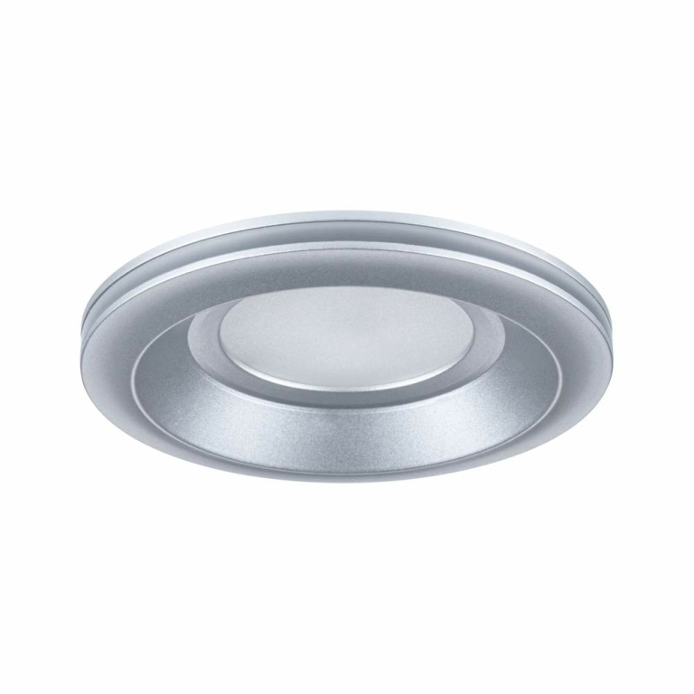 Paulmann LED Einbauleuchte Sormus 3er-Set  IP65 rund 100mm  3x4,8 / 1,5W 560lm / 180lm 230V  3000K Chrom matt