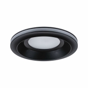 LED Einbauleuchte Sormus Einzelleuchte  IP65 rund 100mm  4,8 / 1,5W 560lm / 180lm 230V  3000K Schwarz