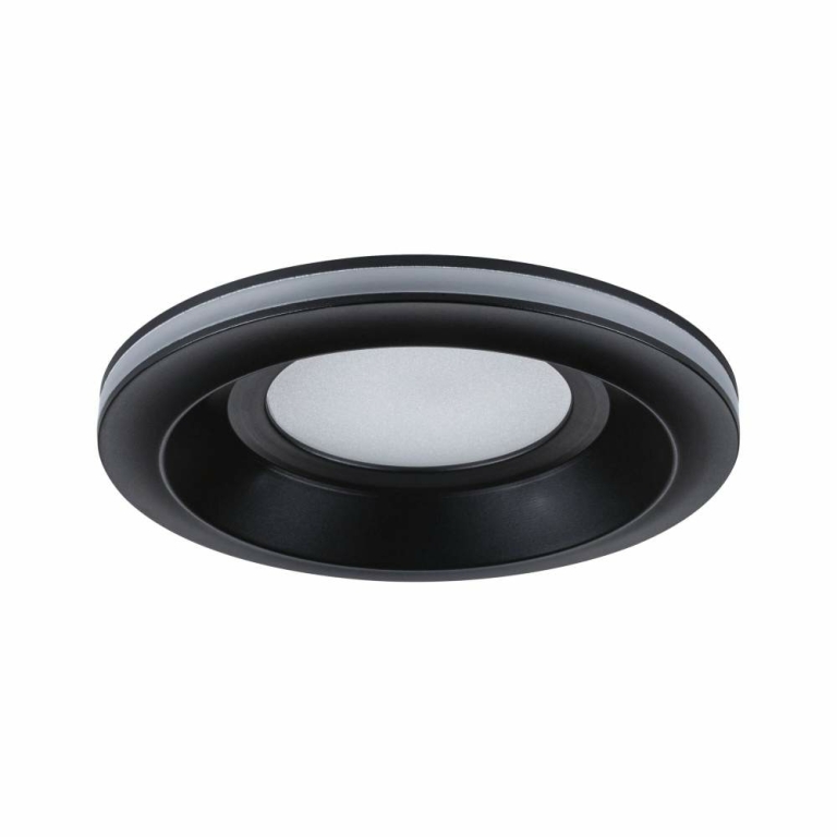 Paulmann LED Einbauleuchte Sormus 3er-Set  IP65 rund 100mm  3x4,8 / 1,5W 560lm / 180lm 230V  3000K Schwarz