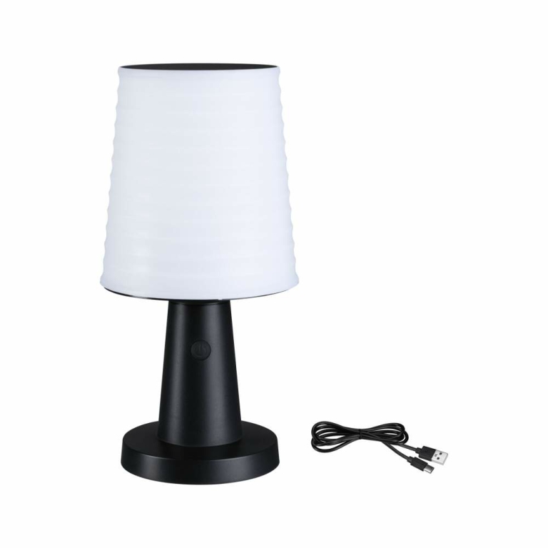 Paulmann Solar LED Tischleuchte Ilanga IP44 2700K 125lm Anthrazit