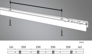 Linion Lichtkanal 1,5m 24V 25,5W 3000K Chrom matt