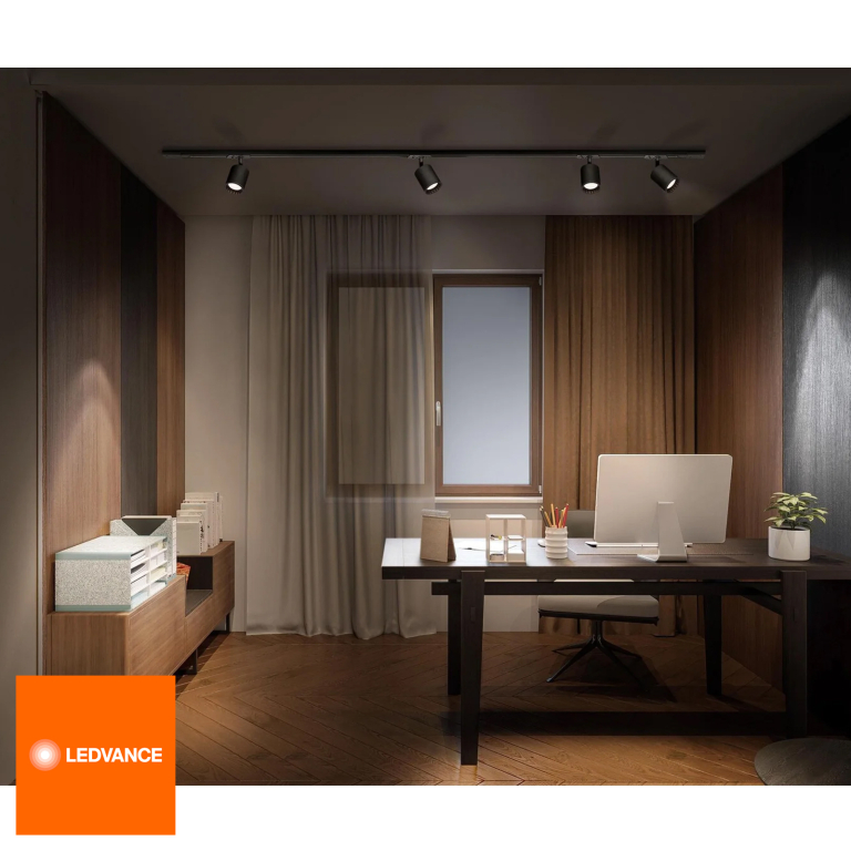 LEDVANCE LEDVANCE SMART+ WiFi Schienensystem Leuchte Osaka schwarz Dimmbar Tunable White - kompatibel mit Amazon & Google