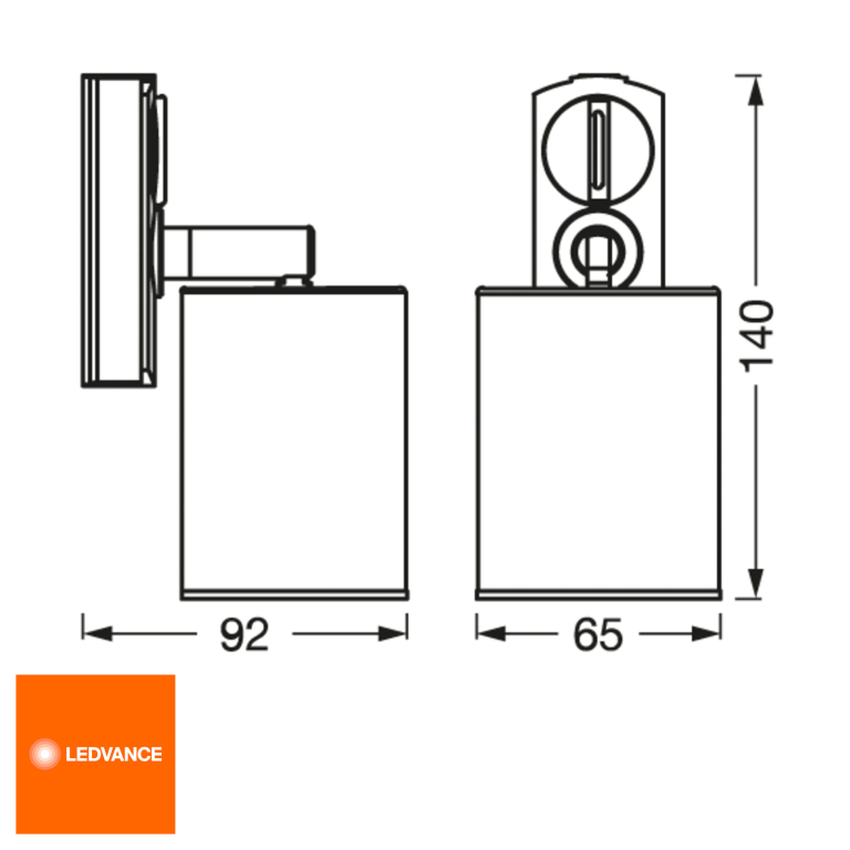 LEDVANCE LEDVANCE SMART+ WiFi Schienensystem Leuchte Osaka schwarz Dimmbar Tunable White - kompatibel mit Amazon & Google