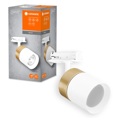 LEDVANCE LEDVANCE Schienensystem Tracklight Spot Cylinder Gold/Weiß GU10
