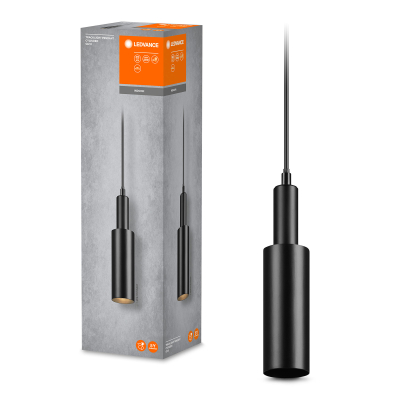 LEDVANCE LEDVANCE Schienensystem Pendelleuchte Cylinder Schwarz GU10