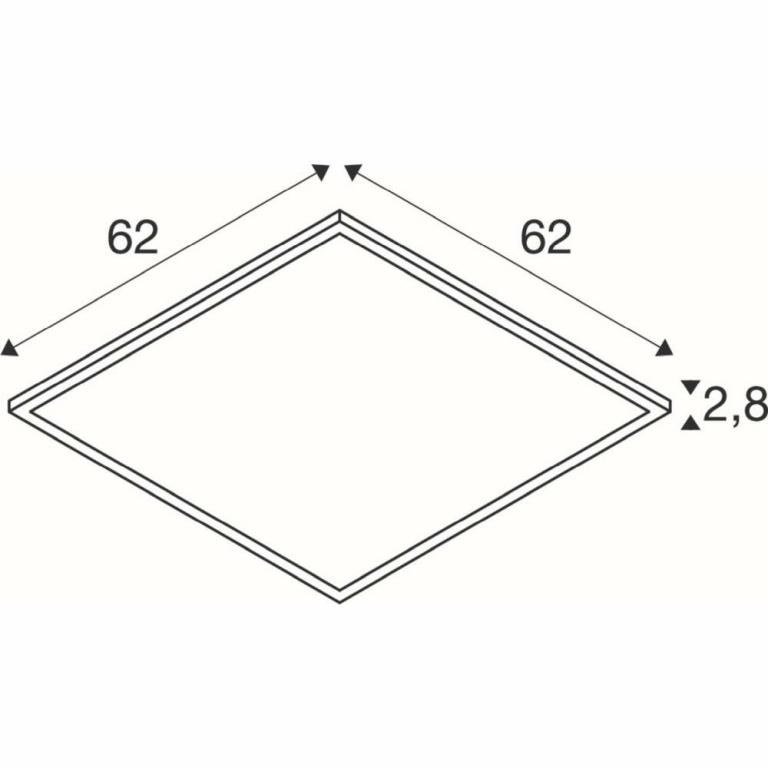 SLV PANEL C 625 34 W 930/940 UGR