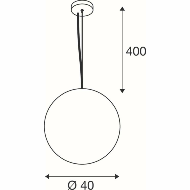 SLV SUN 40 PD E27 gold