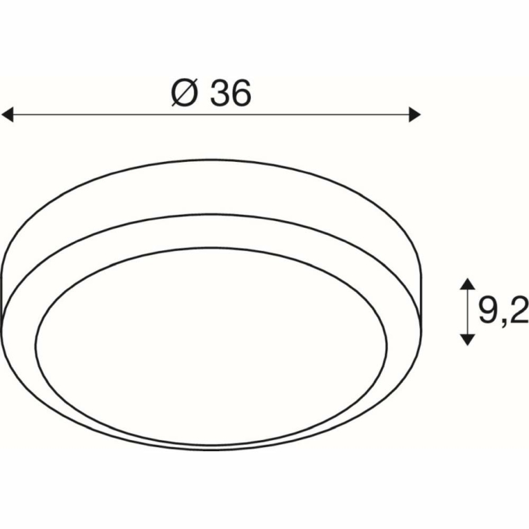 SLV OUTDOOR BULKHEAD V 360 Sensor weiß