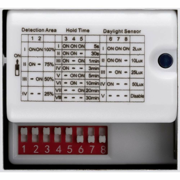 SLV OUTDOOR BULKHEAD V 360 Sensor weiß