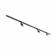 1-Phasen Schienen Set PURI 2.0 schwarz inkl. QPAR51 Leuchtmittel