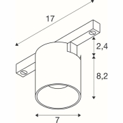 FIXT-IT! 48V rund Surface DTW bronze