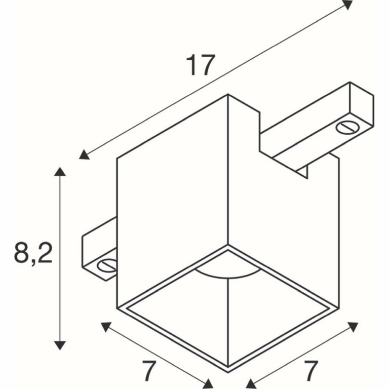 SLV FIXT-IT! 48V eckig Standard 2700K bronze