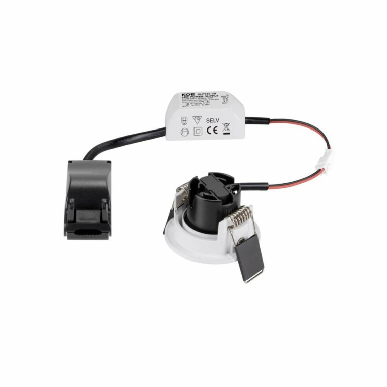 SLV NEW TRIA® 45 DL rund 3000K 24° weiß