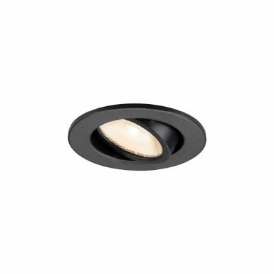 SLV NEW TRIA® 45 DL rund 2700K 24° schwarz