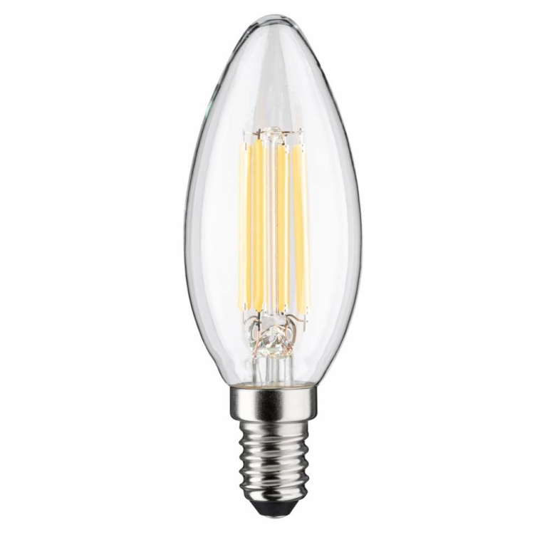 Paulmann Eco-Line Filament 230V LED Kerze E14   840lm 4W 3000K  Klar