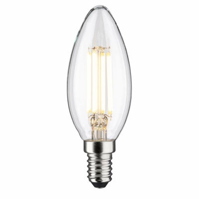 Paulmann Eco-Line Filament 230V LED Kerze E14   840lm 4W 3000K  Klar