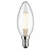 Eco-Line Filament 230V LED Kerze E14   840lm 4W 3000K  Klar