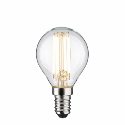 Paulmann Eco-Line Filament 230V LED Tropfen E14   78 mm 840lm 4W 3000K  Klar