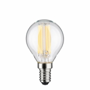Eco-Line Filament 230V LED Tropfen E14   78 mm 840lm 4W 3000K  Klar