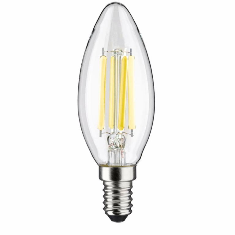 Paulmann Eco-Line Filament 230V LED Kerze E14  840lm 4W 4000K  Klar