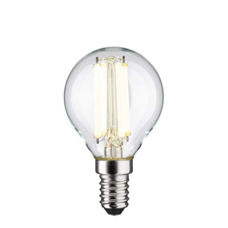 Paulmann Eco-Line Filament 230V LED Tropfen E14   78 mm 840lm 4W 4000K  Klar