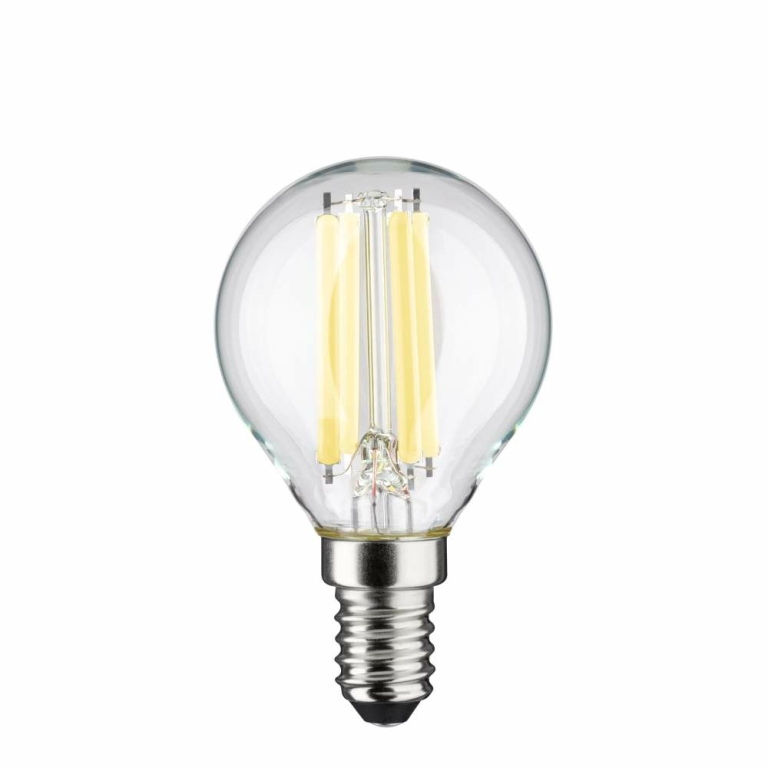 Paulmann Eco-Line Filament 230V LED Tropfen E14   78 mm 840lm 4W 4000K  Klar