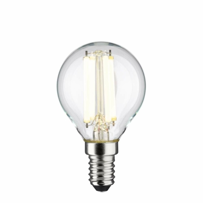 Paulmann Eco-Line Filament 230V LED Tropfen E14   78 mm 840lm 4W 4000K  Klar