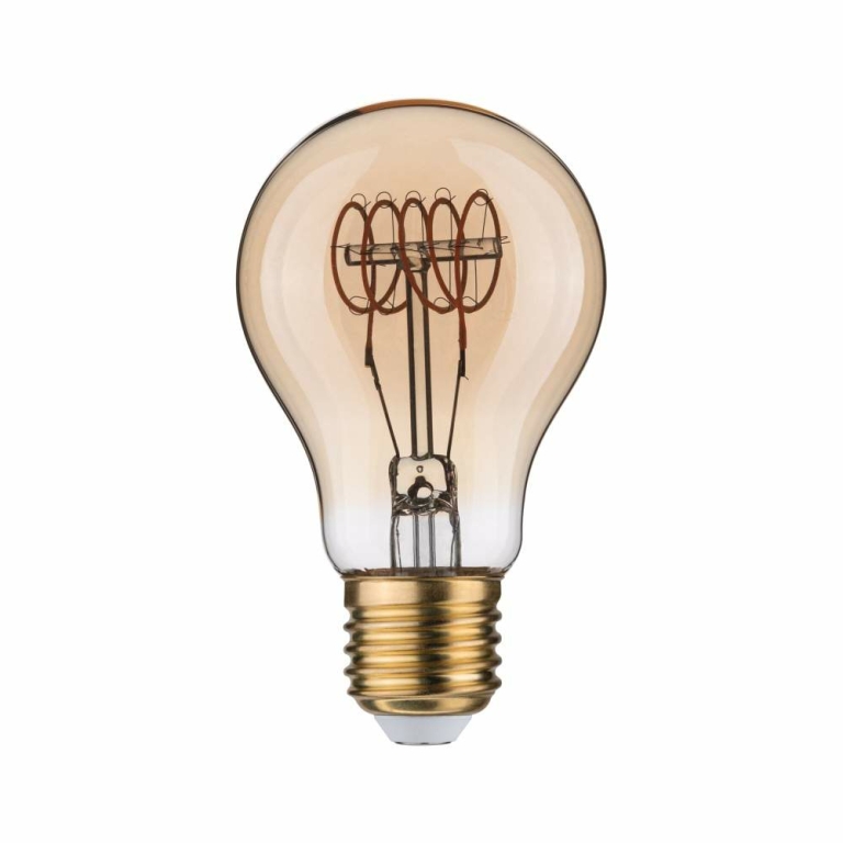 Paulmann Rustic Shine Standard 230V LED Birne E27   300lm 4,5W 1800K dimmbar Gold