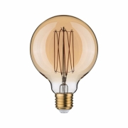 Rustic Shine Standard 230V LED Globe E27 Filament in I-Form  300lm 4,2W 1800K dimmbar Gold